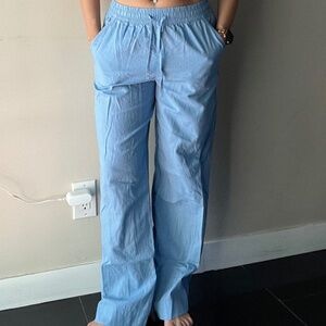 Claire Desjardins – Linen & Cotton – Wide-Leg Pull-On Pants – Size S